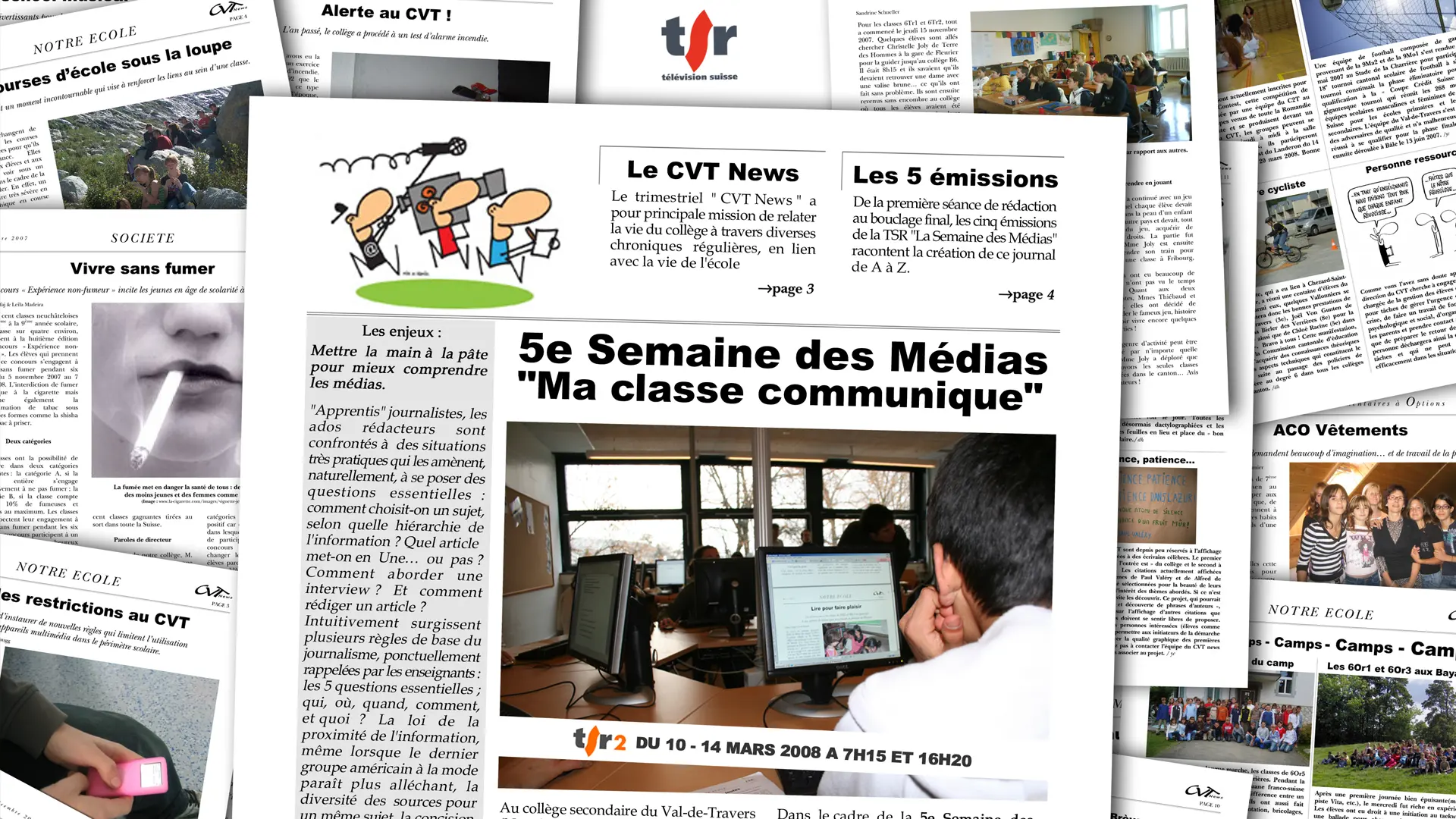 Ma classe communique - La semaine des médias 2008