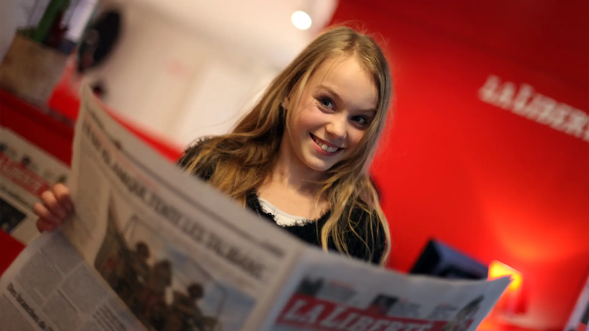 Océane dans les coulisses des médias